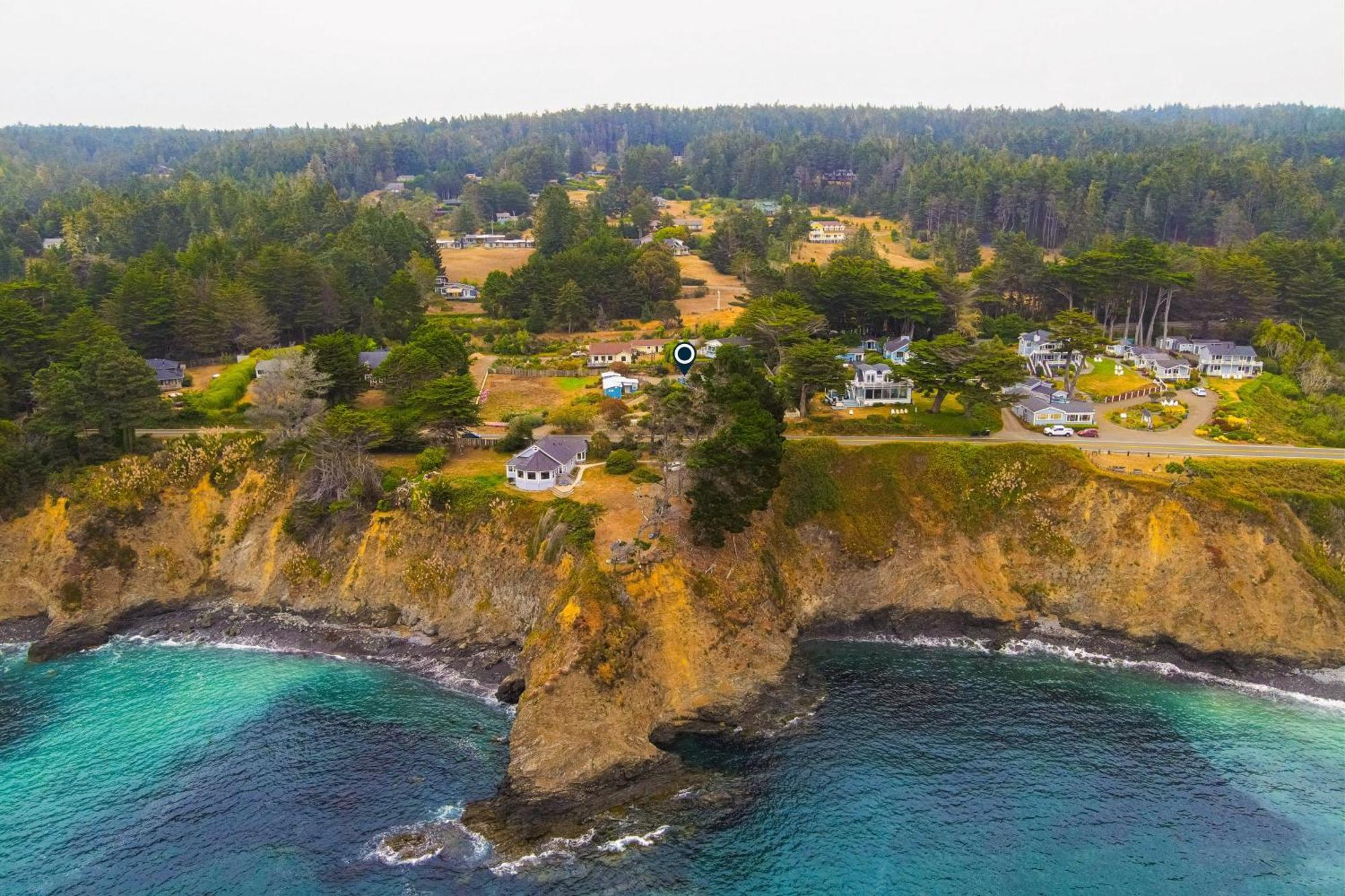 Headland Cove Retreat Villa Мендосино Стая снимка