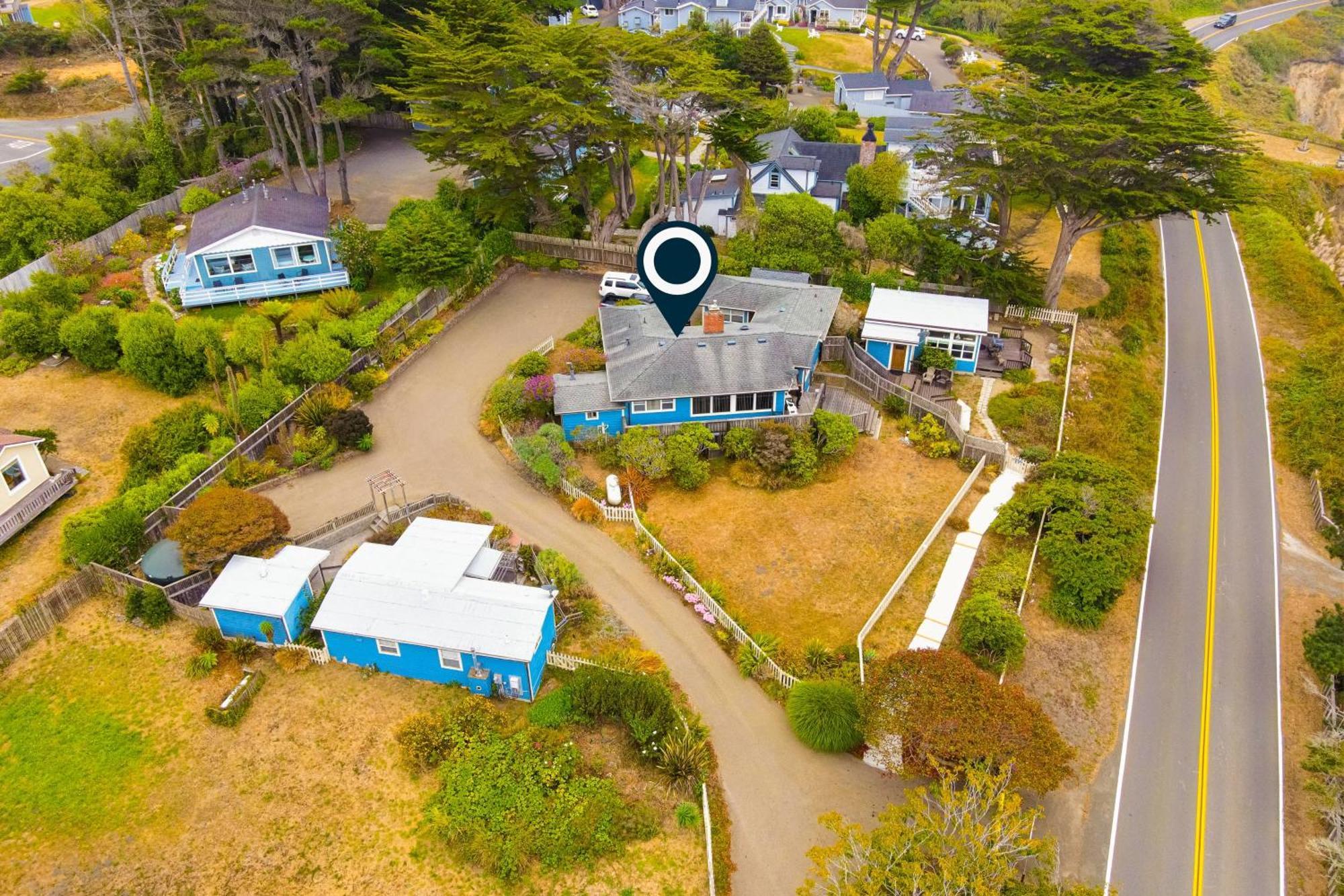 Headland Cove Retreat Villa Мендосино Стая снимка